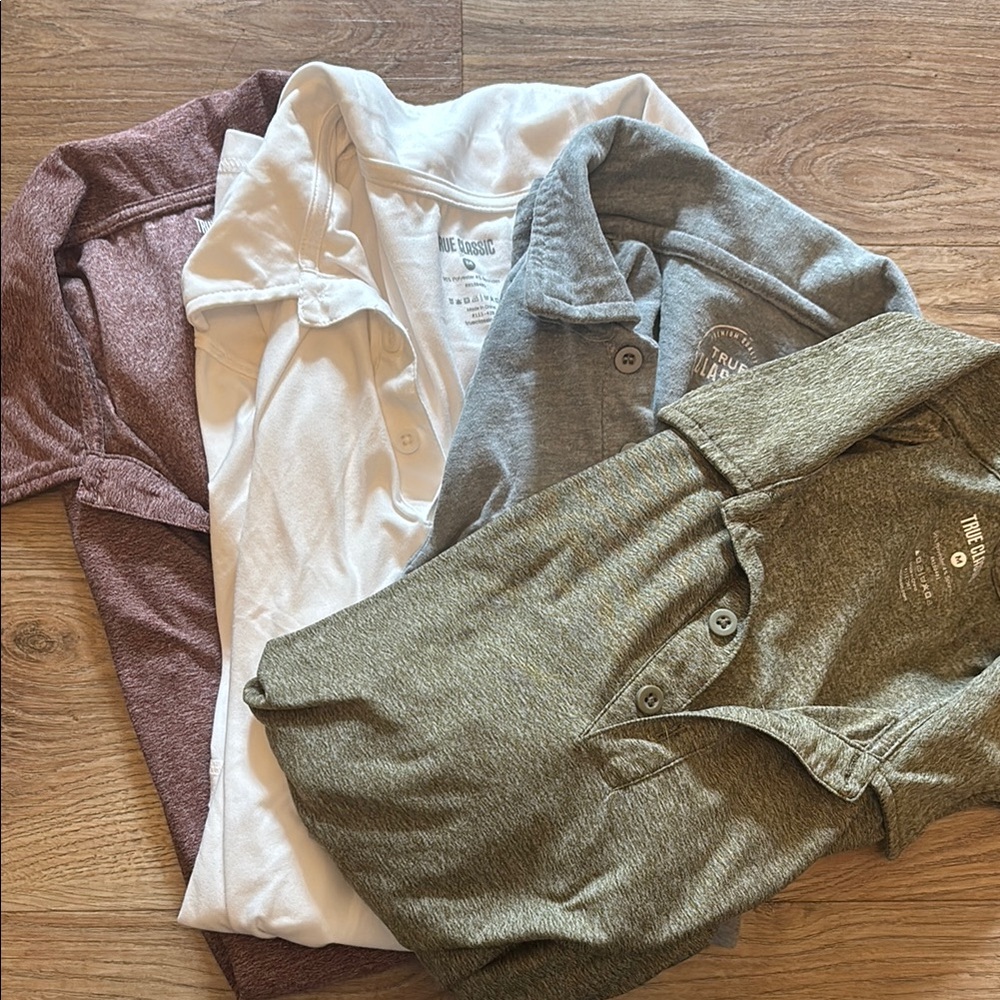 Bundle of FOUR True Classic Polos